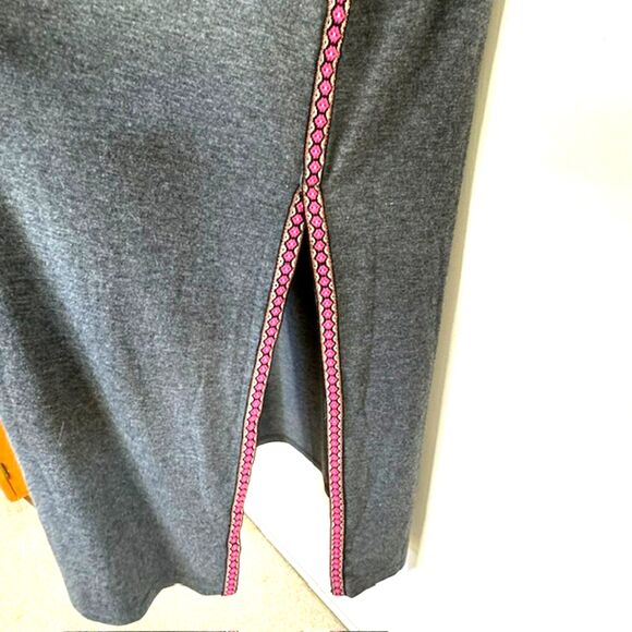 NATURAL LIFE FRANKIE KNIT MAXI DRESS HEATHER GRAY & PINK SIZE SMALL NWT - Picture 9 of 15